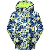 PHIBEE Big Boy's Waterproof Breathable Snowboard Ski Jacket
