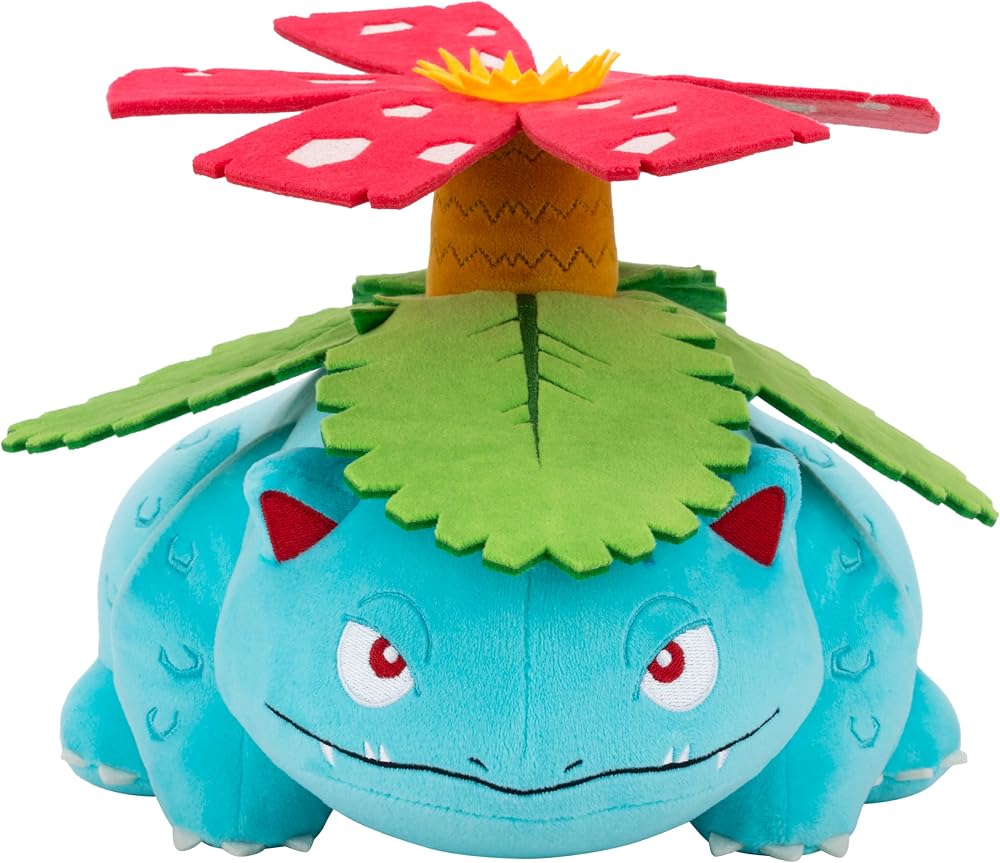 Pokémon Venusaur Plush 12-Inch Soft Plush with Authentic Details Official