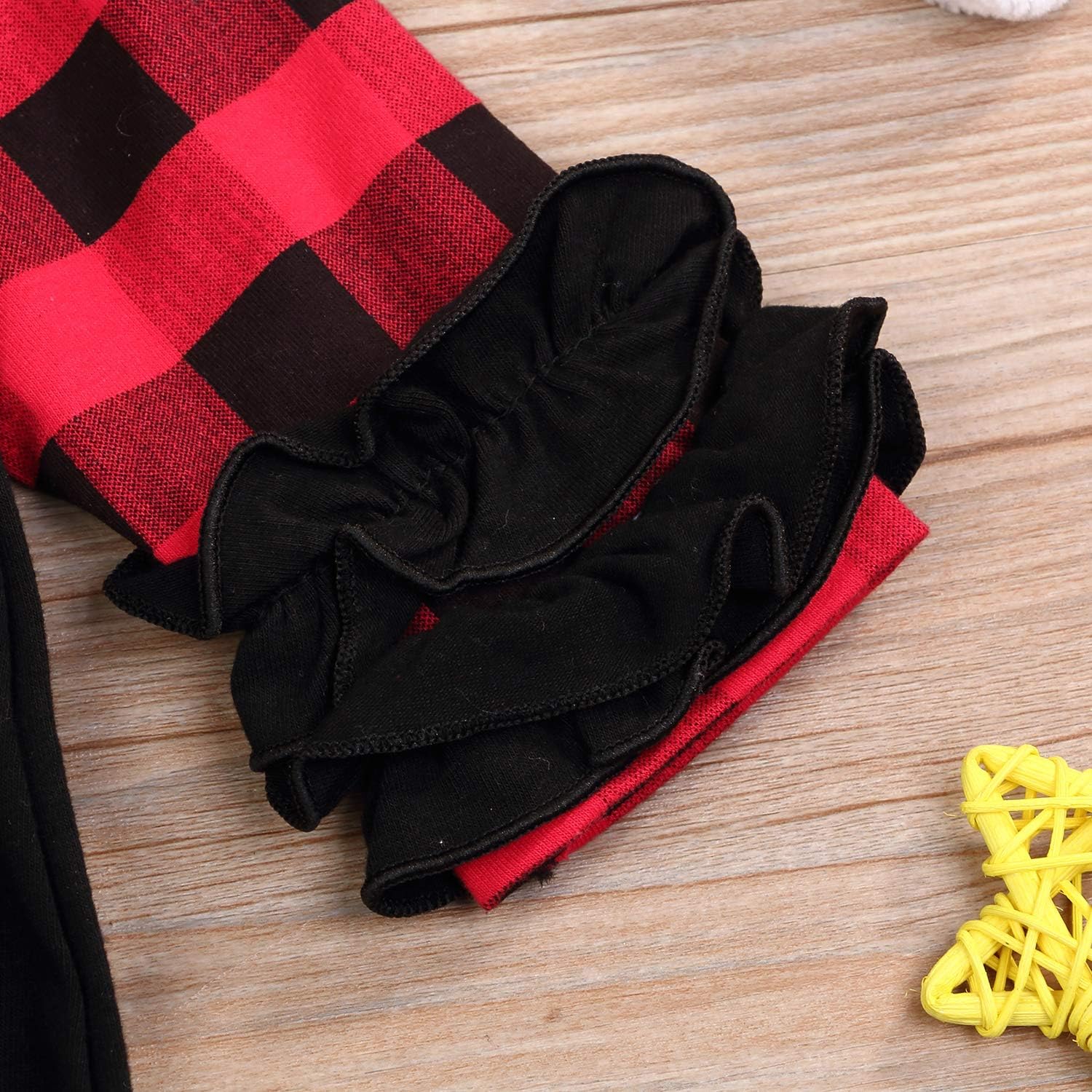 Newborn Baby boy Girl My First Christmas Sleeping Bag with hat Sleeper Nightgown Pajama Set Coming Home Outfit (Black&Red, 0-6 Months): Clothing