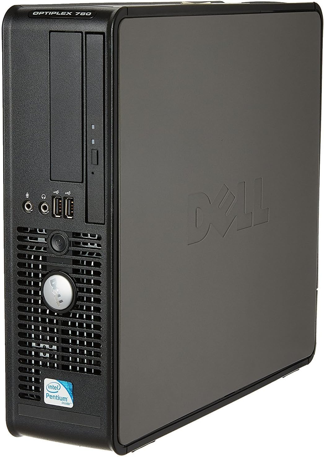 Dell Optiplex 780 SFF Desktop PC (Black/Silver) - Windows 10 Home - Intel Dual Core 2.5GHz - 8GB DDR3 RAM - 240GB SSD (Renewed)