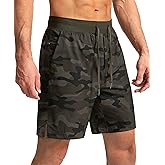 Soothfeel Men's Running Shorts with Zipper Pockets 9"/ 7"/ 5" Lightweight Basketball Gym Workout Athletic Shorts