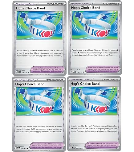 Amazon.com: Hop's Bag 147/159 – Journey Together – Pokemon Trainer Playset  x4 – Card Lot : Toys & Games