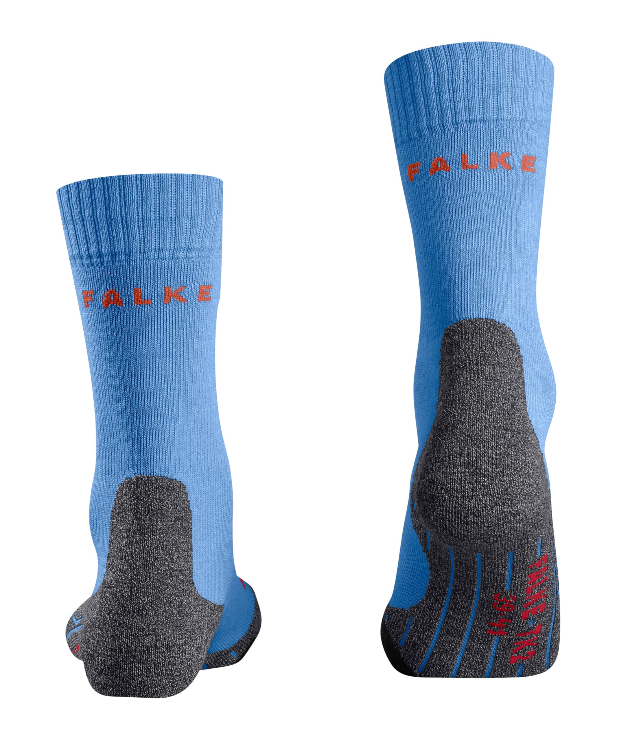 FALKE Herren Wandersocken TK2 Explore M So Wolle Funktionsmaterial antiblasen dick 1 Paar, Blau Blue Note 6545, 39-41 3