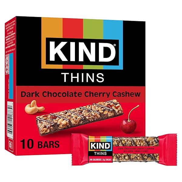 KIND THINS SNACK BARS, DARK CHOCOLATE CHERRY CHASHEW,...