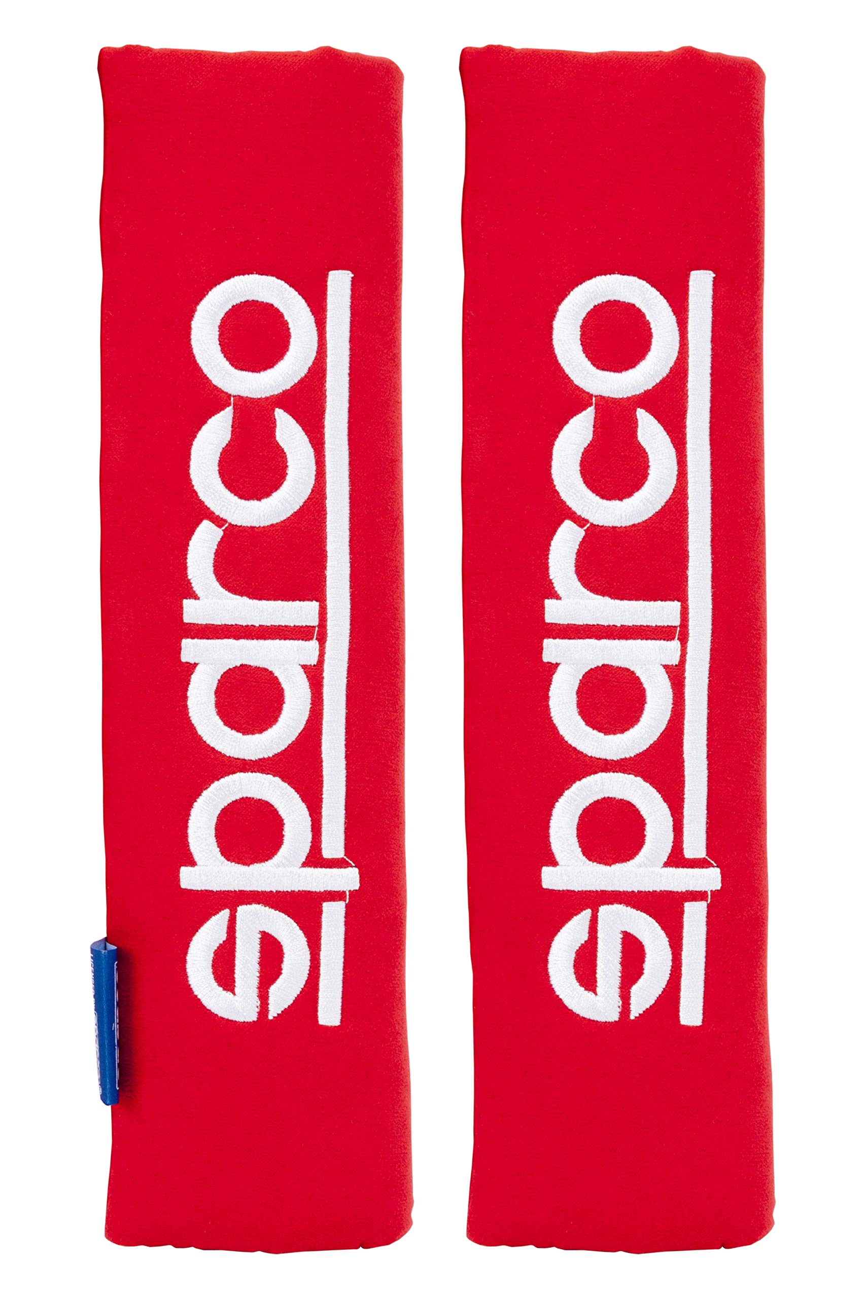 Sparco SPC1204RD Seat Belt Padding Protector Car Travel, 2 Units, Rosso , Red