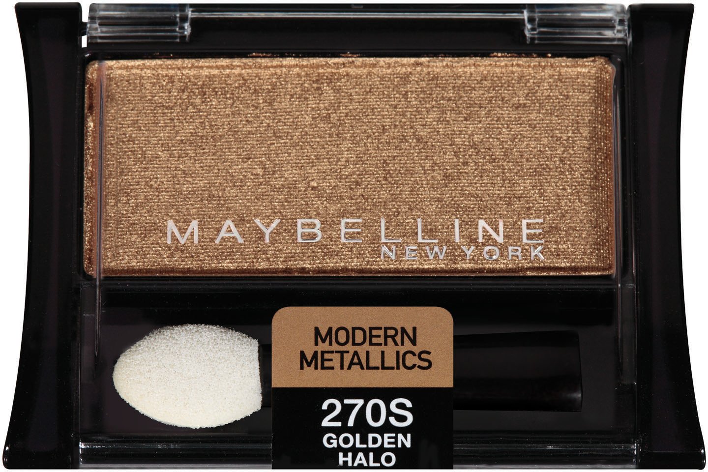 Maybelline New York Expert Wear Eyeshadow Singles, Modern Metallics 270s Golden Halo, 0.09 Ounce