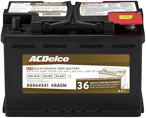 ACDelco Gold 48AGM (88864541) 36 Month Warranty AGM BCI Group 48 ...