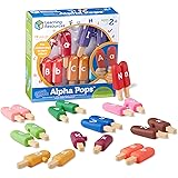 Learning Resources Smart Snacks Alpha Pops, Alphabet Matching & Fine Motor Skills Toy, Letters, 26 Double Sided Pieces, Ages 