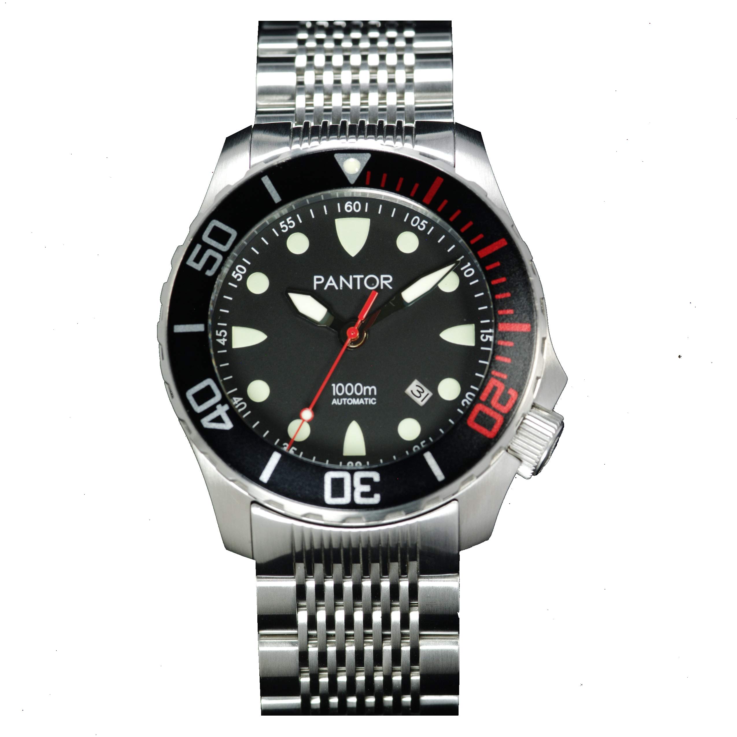 Seahorse 1000m Dive Watch,Big Size 45mm Automatic Diver Watches for Men