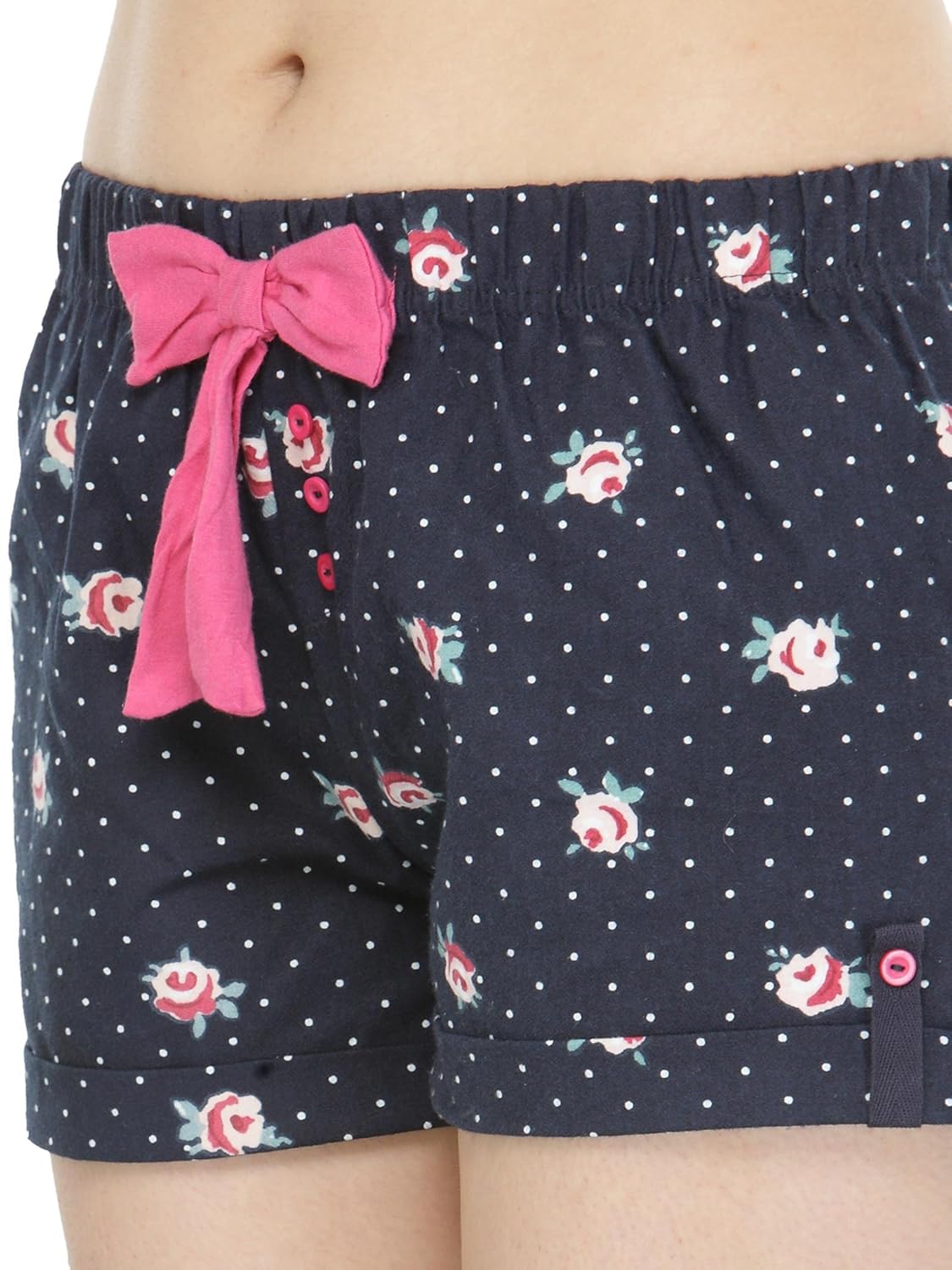 kotty printed women's multicolor night shorts