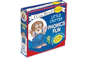 Little Critter 12-Book Phonics Fun!: A Box of 12 Mini-Books Featuring Short and Long Vowel Sounds – Classic Little Critter Reading Stories for Kids (Ages 4-8) (I Can Read Phonics)