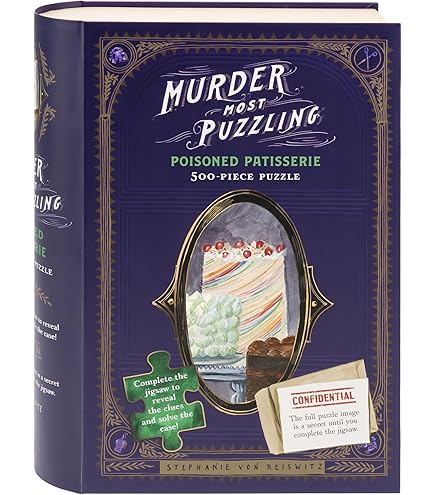 Amazon.com: Murdle in The Mystery Mansion 500-Piece Jigsaw Puzzle