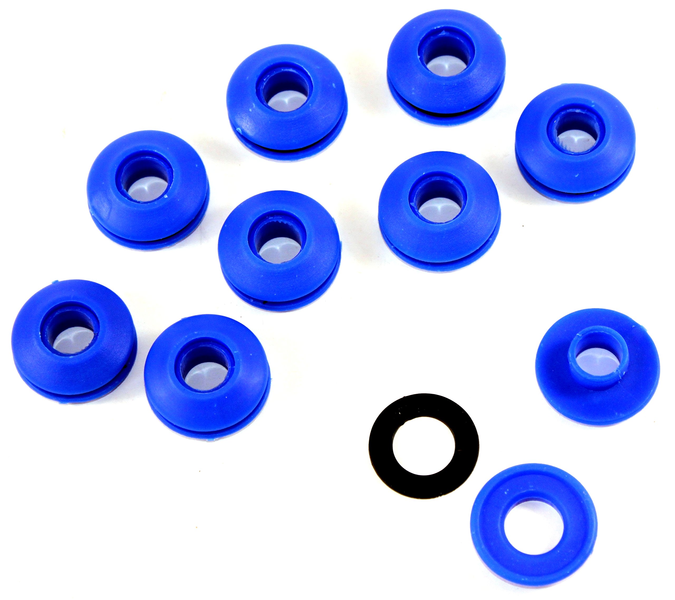 Nösen 10 Pieces Benson Tools Plastic Eyelets Set Lorry Tarpaulin Tent Eyelet Kit