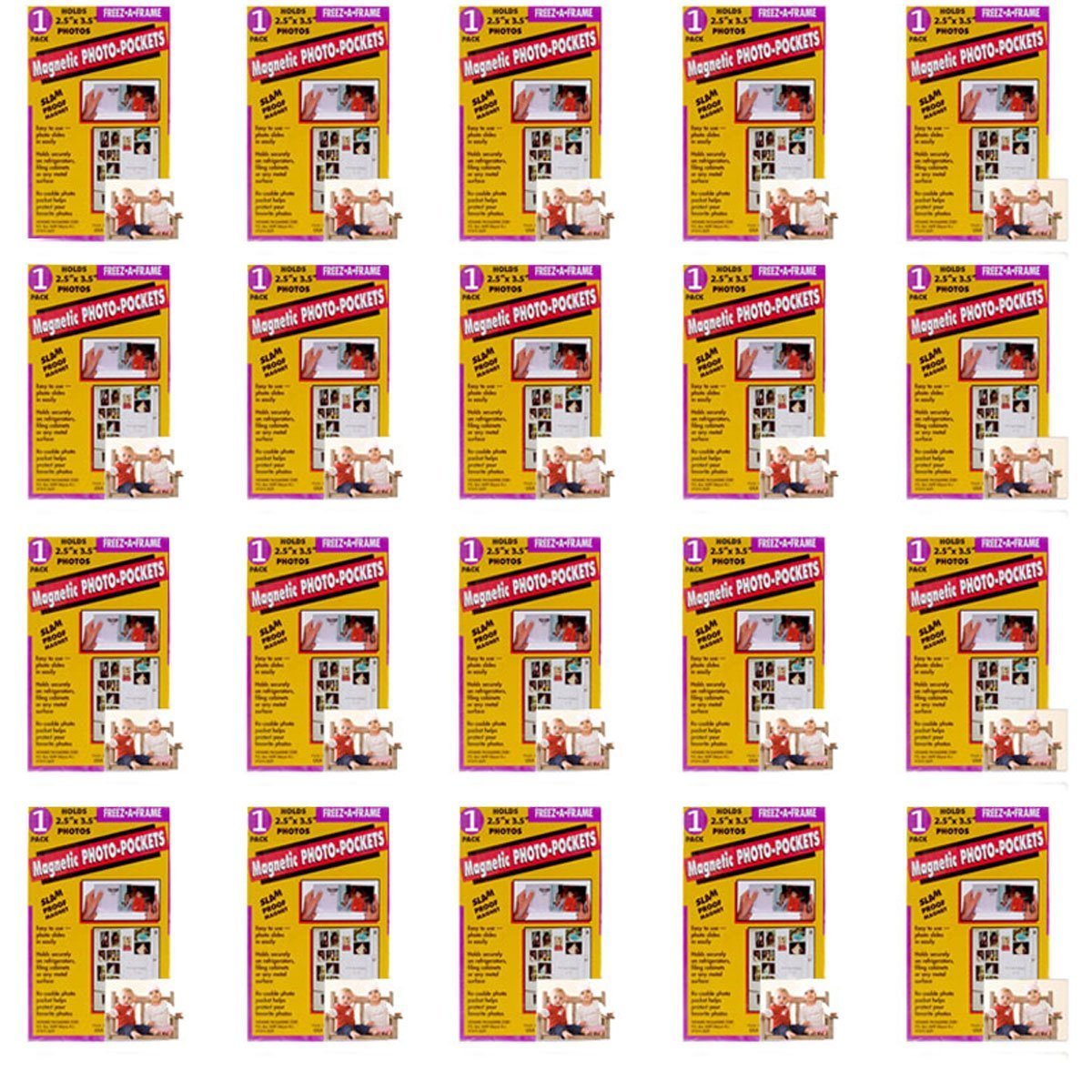 Clear Magnetic Photo Frames For Refrigerator Wallet Size 2 5 X 3 5 Pack Of Freez A Frame Buy Online In Aruba At Aruba Desertcart Com Productid