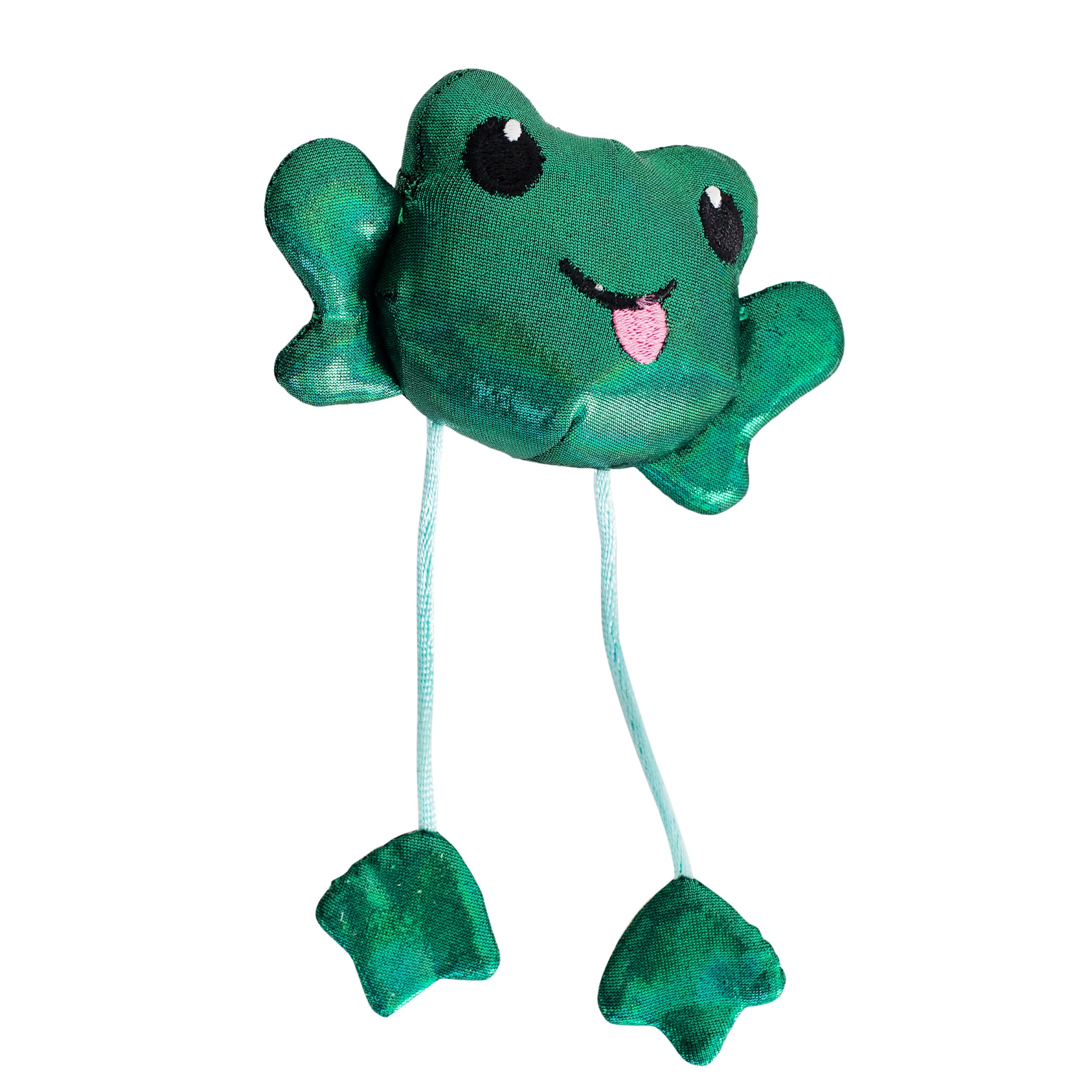 Catstages Toss 'N Dangle Frog Catnip Cat Toy