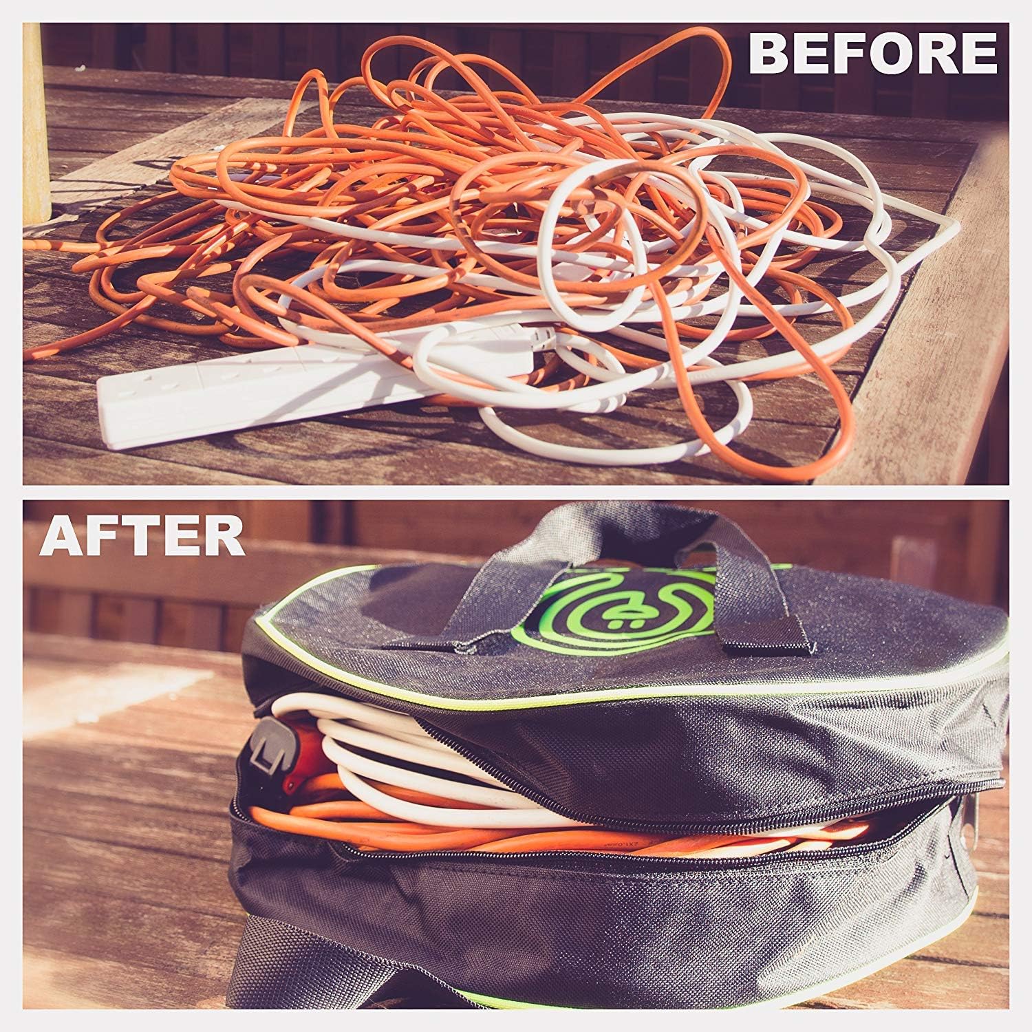 Luigi's Cable Storage Bag, Carry and Store Electric Hook Up Cables Charging Cords Water Hose EV Power Leads - Image 3