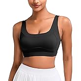 Vorcy High Impact Sports Bras for Women Running Bra Workout Bra U Back Sports Bra Scoop Neck Padded