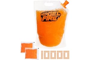 Nerf Pro Gelfire Reusable Ammo Pouch & 10,000 Dehydrated Gelfire Rounds, for Use with Nerf Gelfire Blasters, Outdoor Games fo