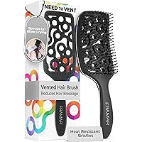 FRAMAR Professional Wet Hair Brush - Vented Hair Brush For Women, Curved Hair Detangler Brush, Blow Dry Brush, Hair Brush Dry