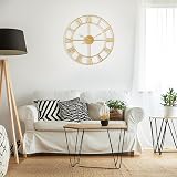 Mee 2ou 60cm Large Wall Clock Non-Ticking Roman Numerals Silent Battery Operated view 3