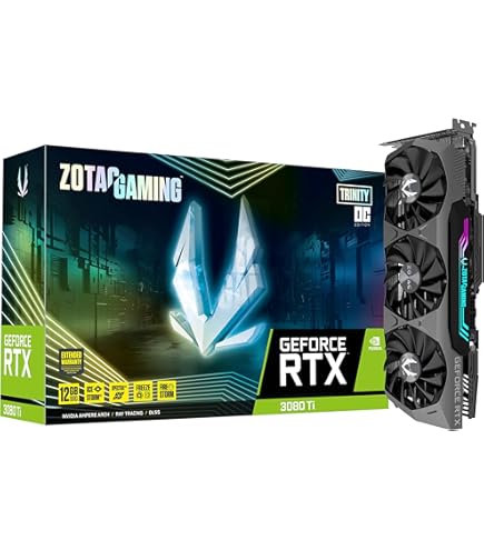 Amazon.com: ZOTAC GAMING GeForce RTX 3080 Trinity OC 10GB GDDR6X  