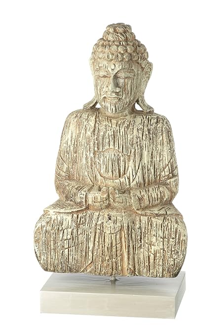 Large Meditating Floor Standing Buddha Ornament Amazon Co Uk