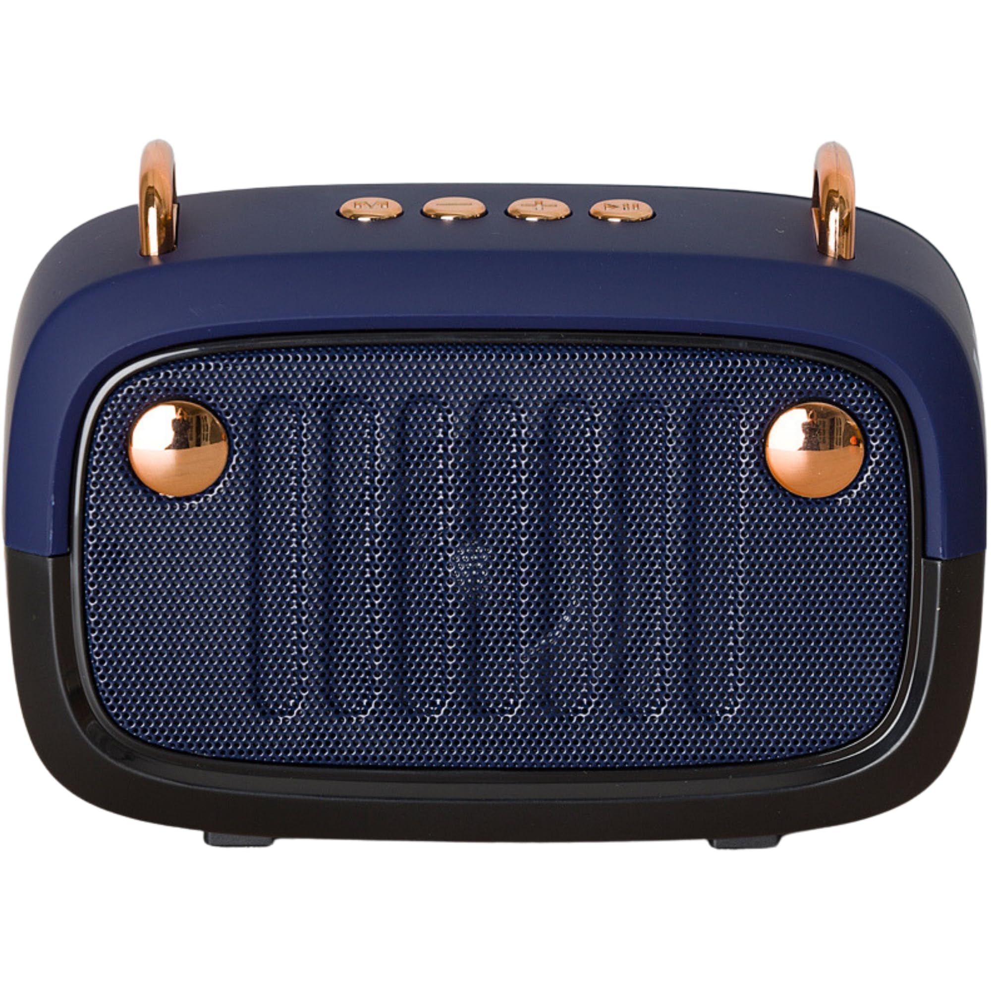 Vendoza Retro Bluetooth Speaker Portable Wireless Mini Speaker – 5W Compact Travel Speaker with 10-Hour Battery, Bluetooth 5.0, Stylish Vintage Design for Home, Picnics & Gifts – Blue