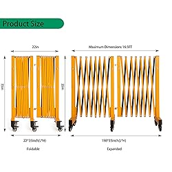 LTSEAME 16.5FT Expandable Barricade