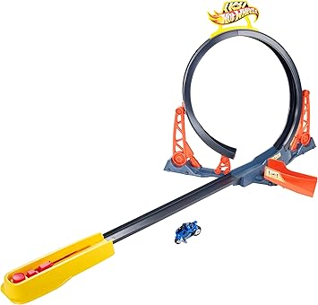 Hot Wheels V4351 Hot Wheels Speed Cycle Moto Daredevil Jump Track Set