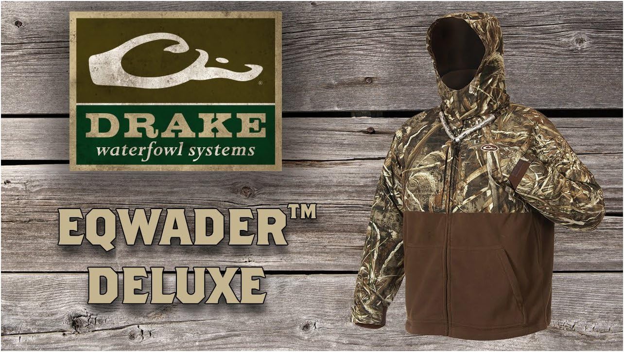 drake waterfowl men's mst eqwader plus full zip jacket