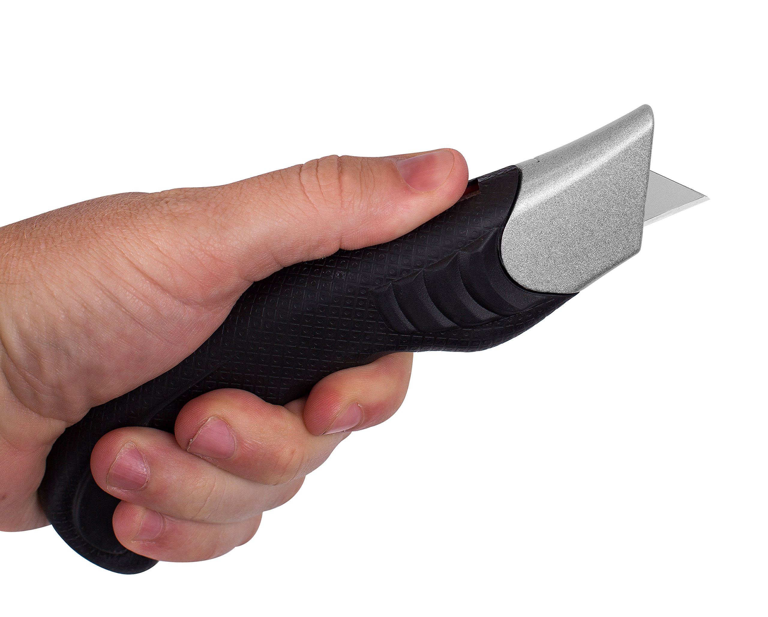 Best Ergonomic Utility Knife Set of 2 Retractable Razor