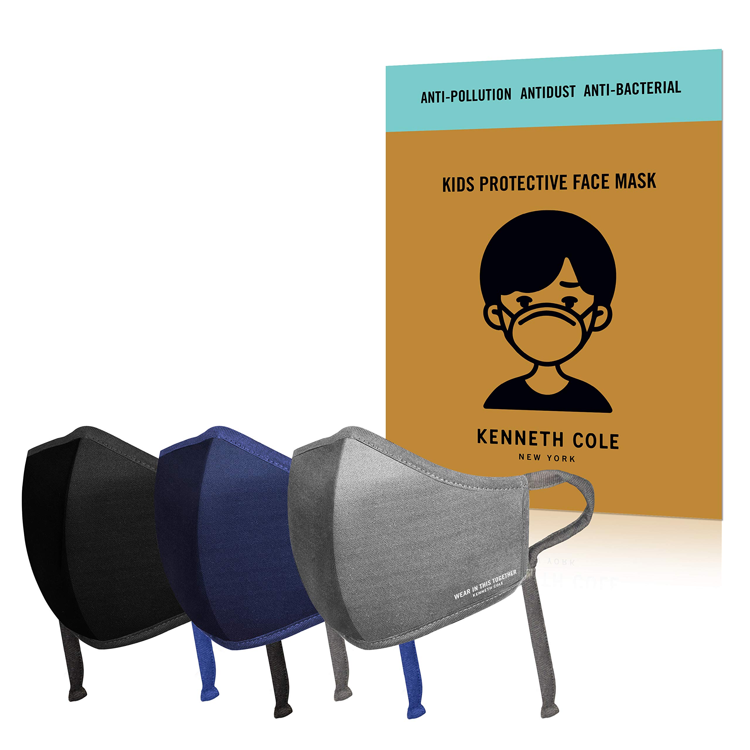 Kids Face Mask: Heiq V-block and Smart Temp Protection for Children 5 to 11 Years Old