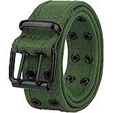 Gelante Canvas Double Grommet Hole Belt 12 Colors