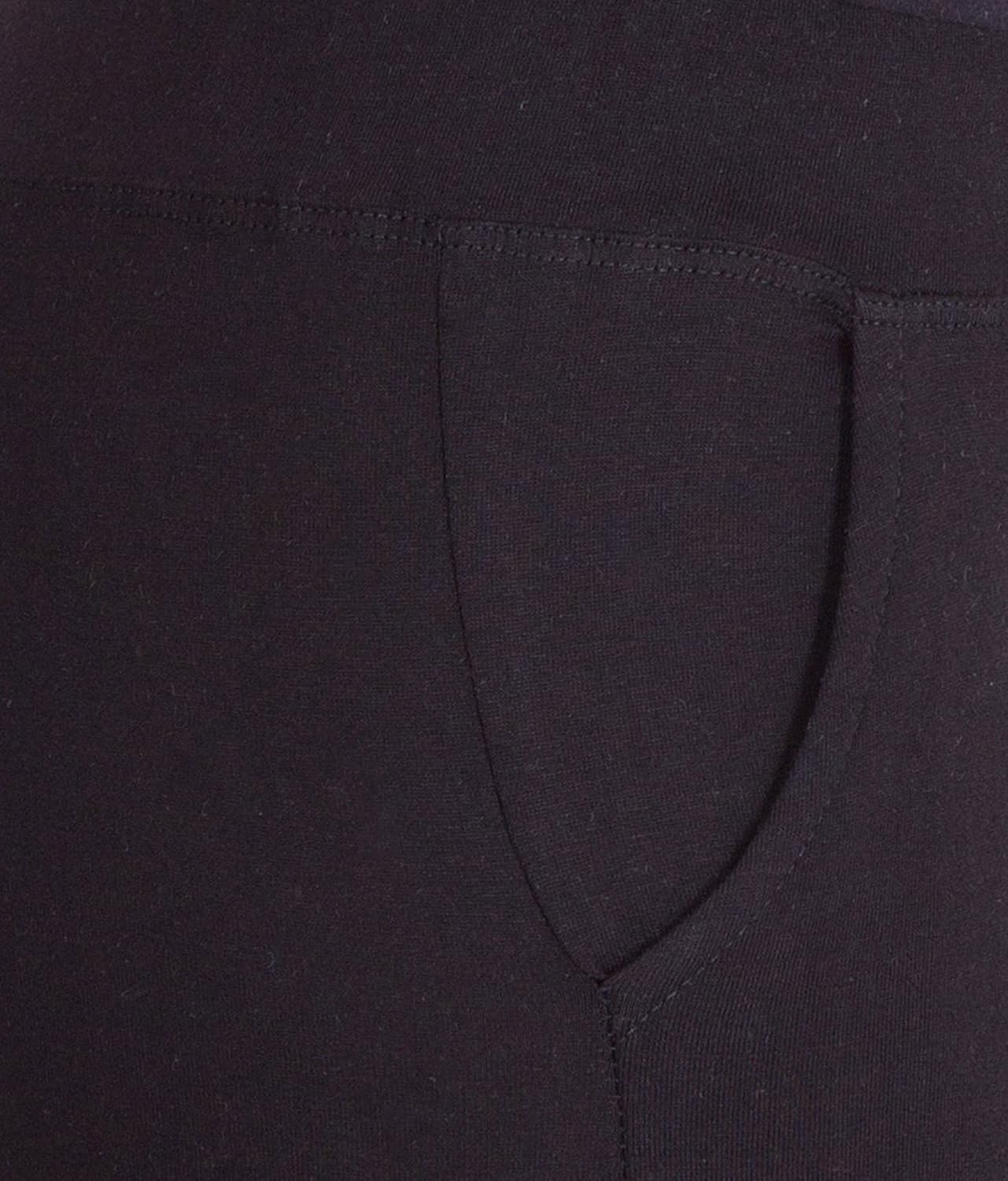 american-elm women's cotton track pants (ae-wl-23, black, medium)