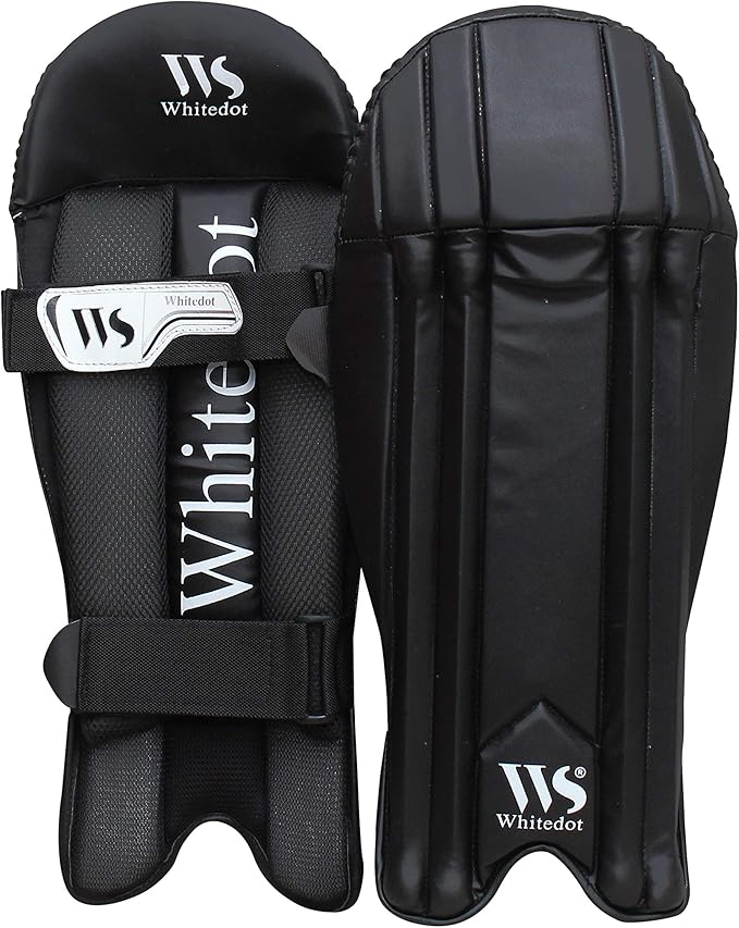 Buy Whitedot 2.1 Black Wicket Keeping Pad Online at Low Prices in India Amazon.in