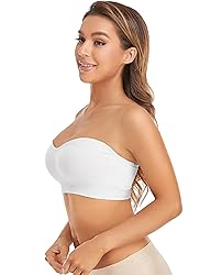 Lusait Strapless Bra for Women Non-Slip Silicone