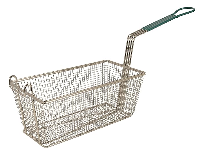 Update International (FB-126PH) 12 7/8 x 6 1/2" Rectangular Wire Fry Basket