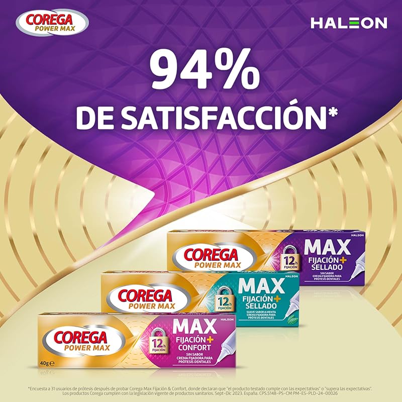 Max Fijación + Sellado, Crema Prótesis Dentales, 70 g
