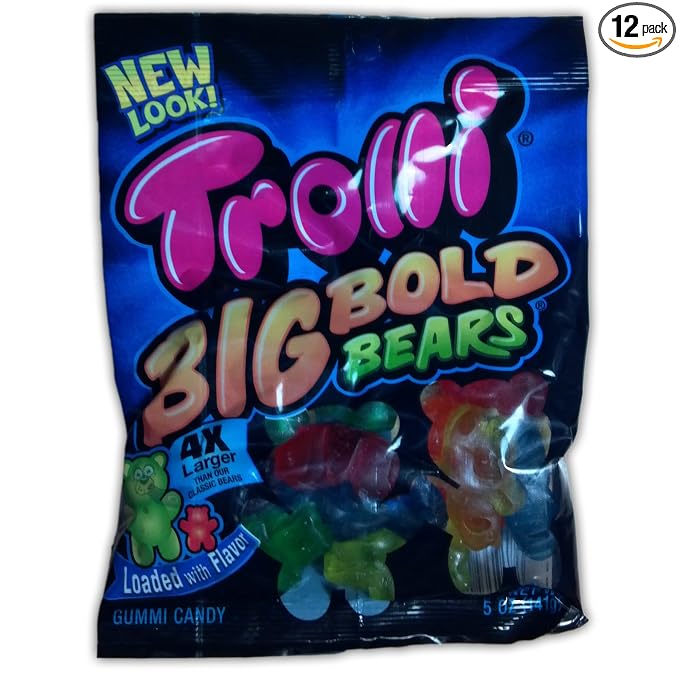 Trolli big bold bears peg bag 5oz (020709110442)