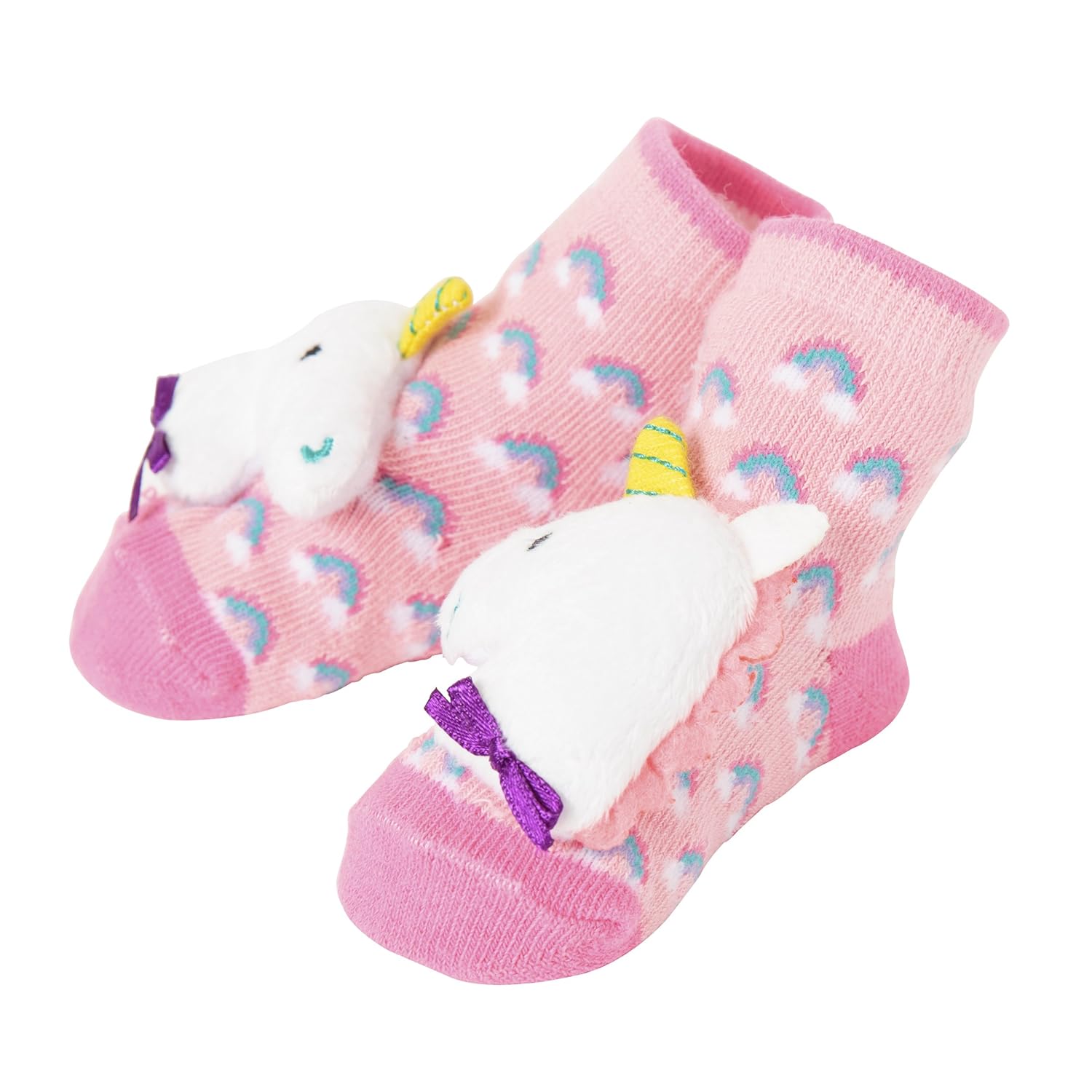 baby booties foot rattles