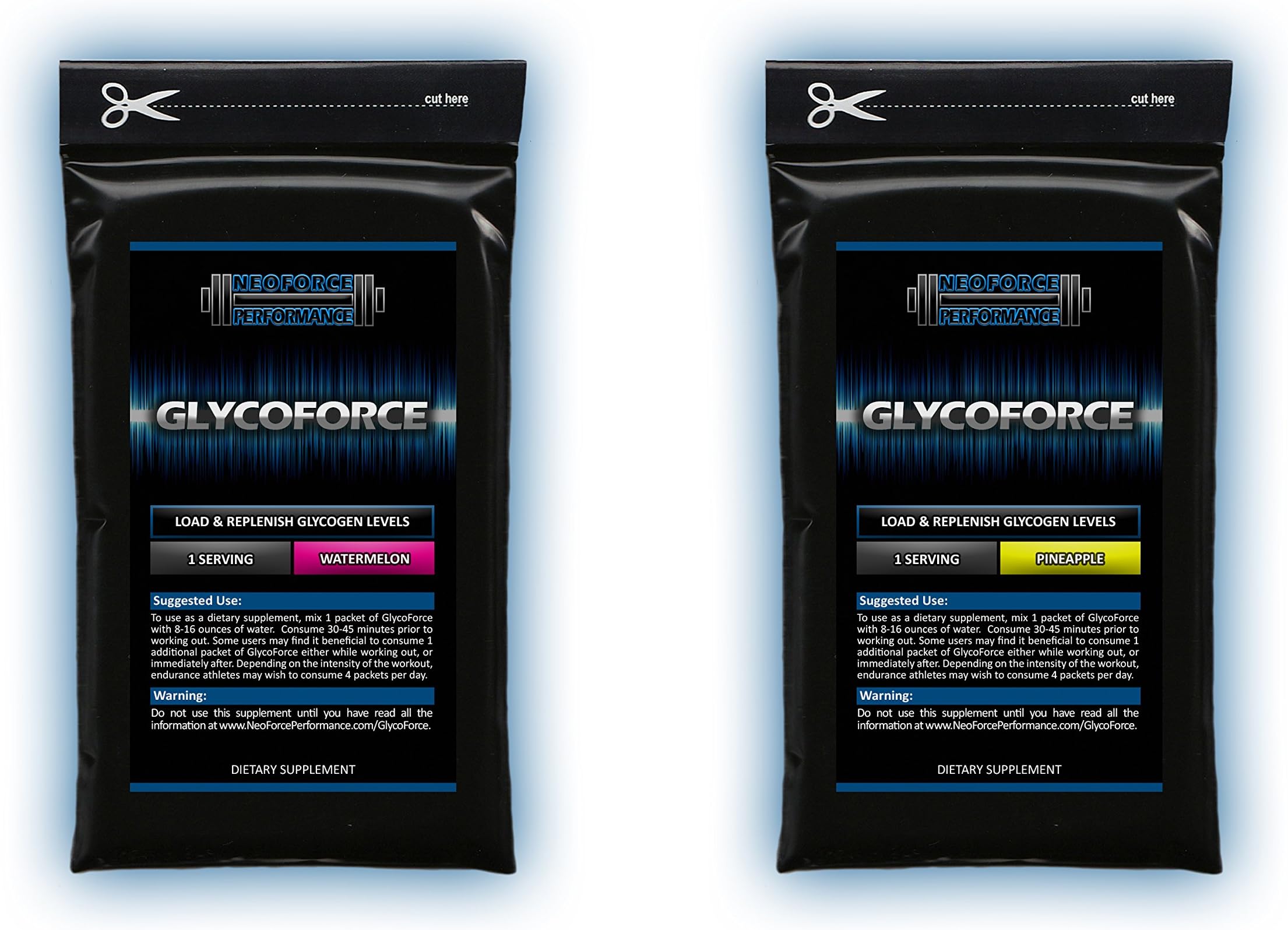 NeoForce Performance GLYCOFORCE Performance Drink - Pineapple & Watermelon, 1 Serving Samples