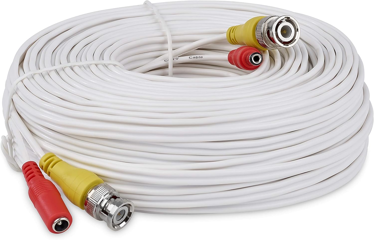 SSL BNC Video Power Cable For CCTV Camera DVR Security System (3M, White) - Image 4