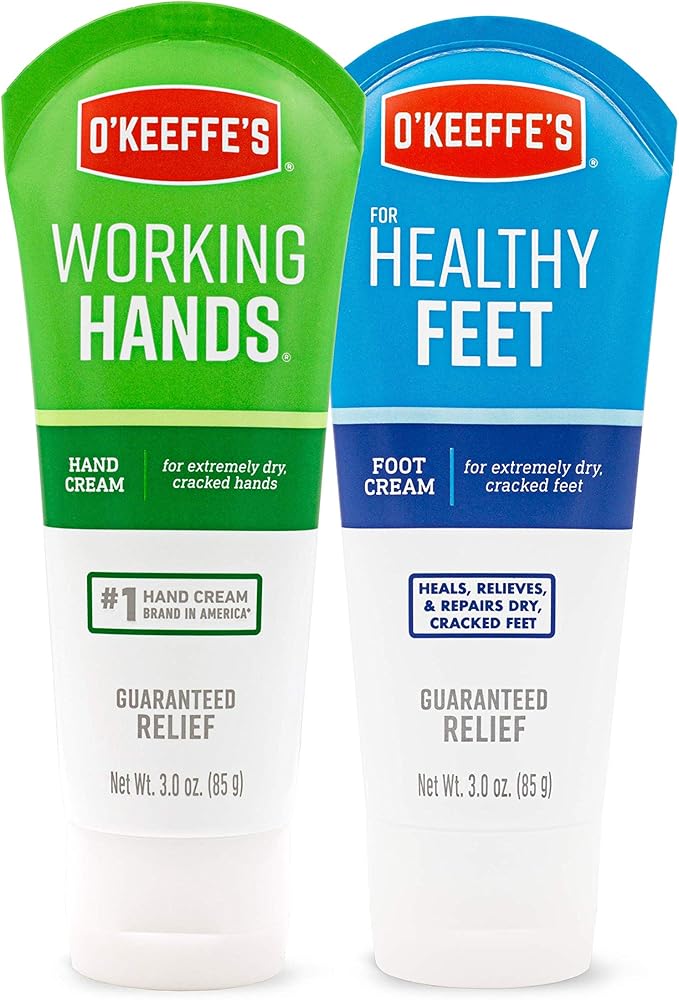 O'Keeffe's Working Hands & Healthy Feet Combination Pack Of Tubes