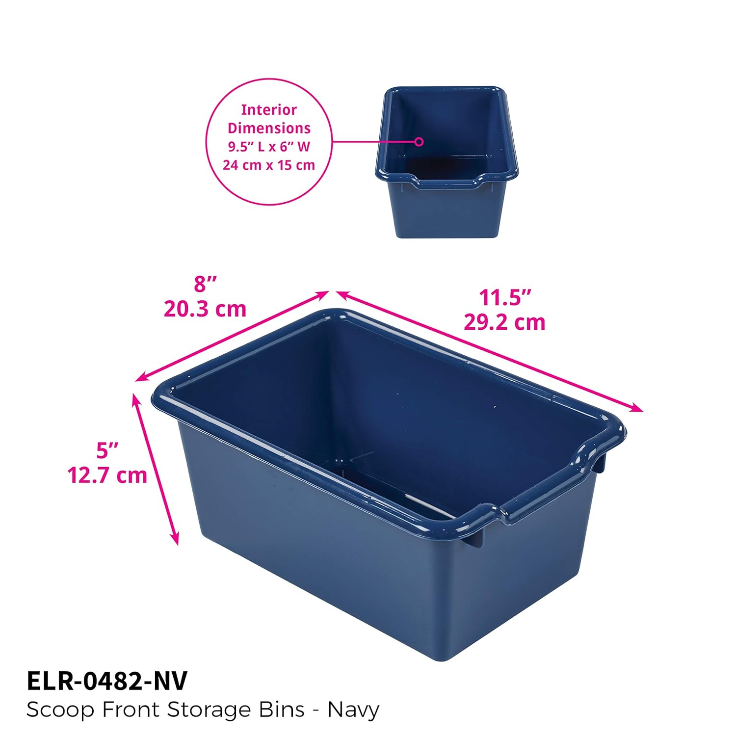 ecr4kids scoop front storage bins