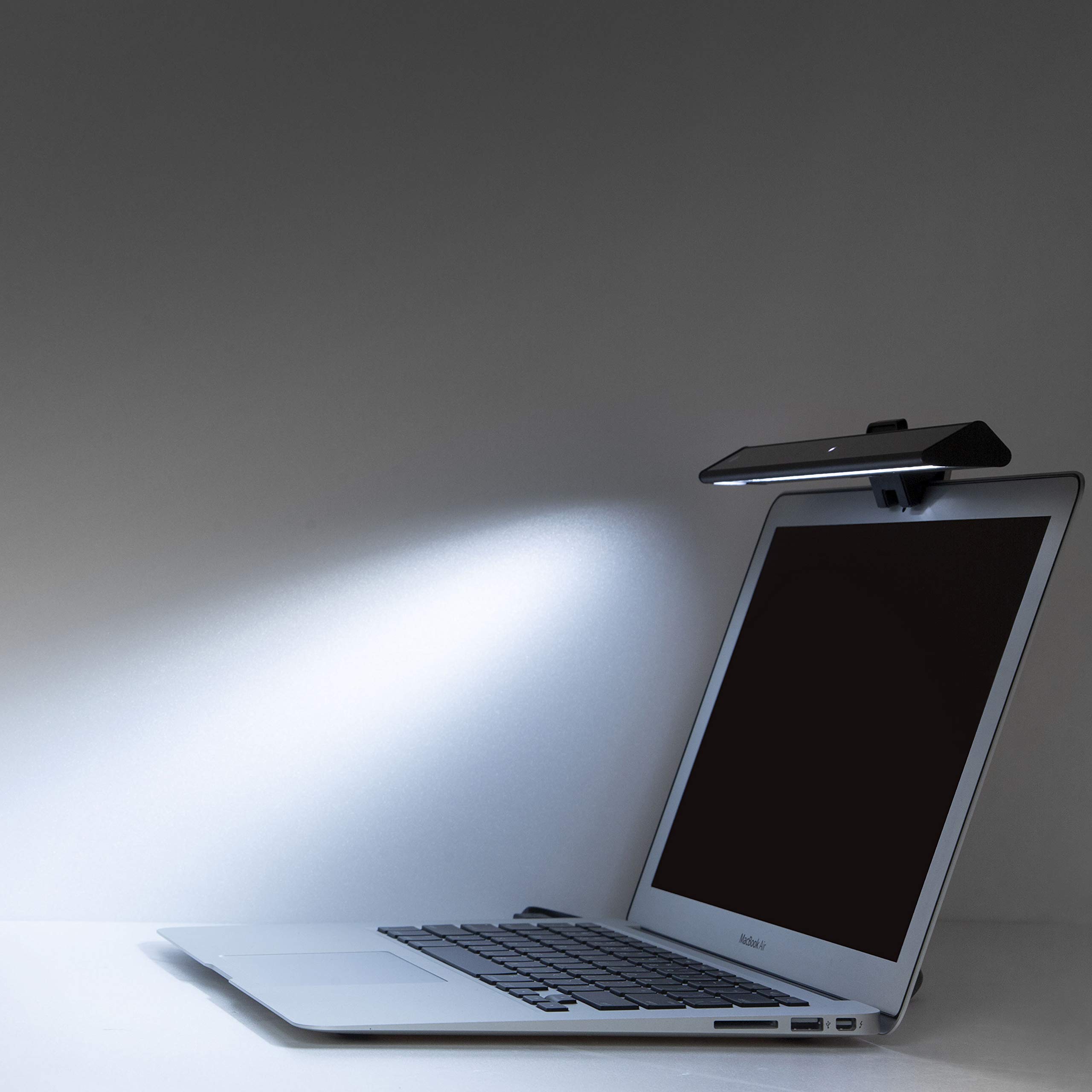 BenQ ScreenBar Lite e-Reading LED-Arbeitslampe mit automatischer Dimmfunktion und Farbtoneinstellung, platzsparender, Augenschutz, Blend- und Flackerschutz, USB-Stromversorgung