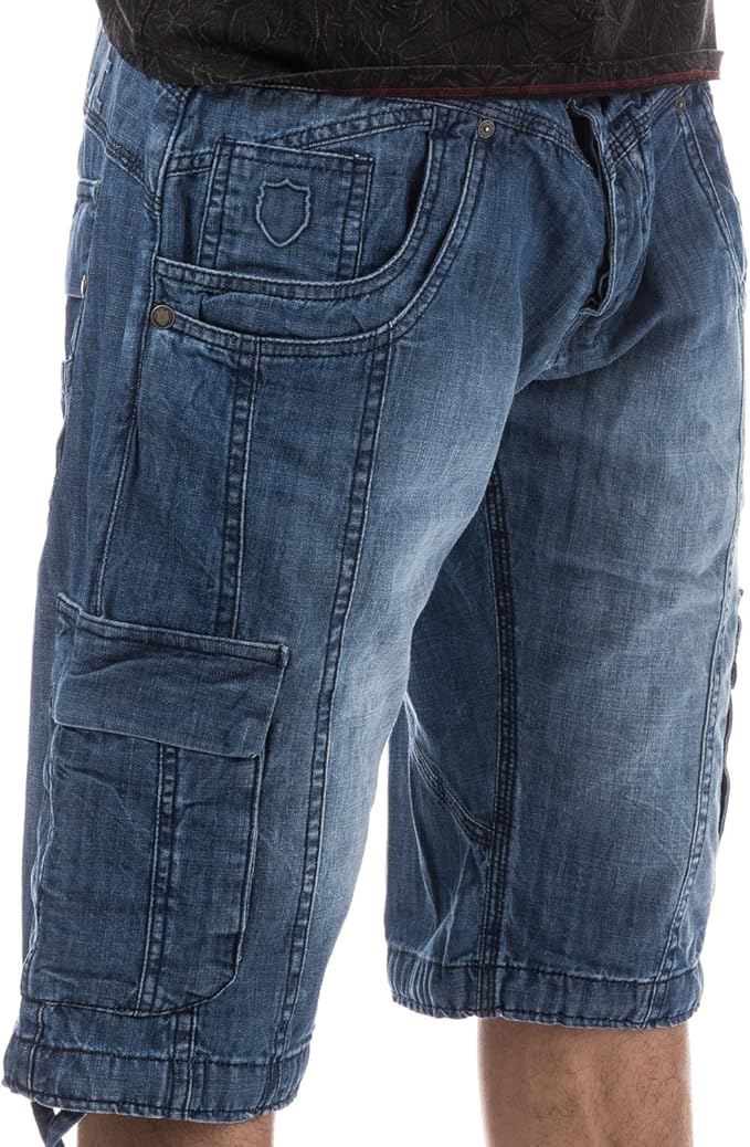 883 police denim shorts