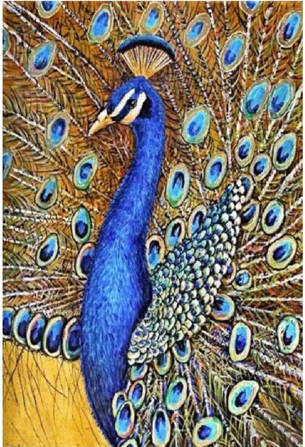 BJBJBJ 1000 Pieces of Wooden Puzzles Adult Jigsaw Puzzle Proud Peacock Leisure Time Home Decoration Creative Art