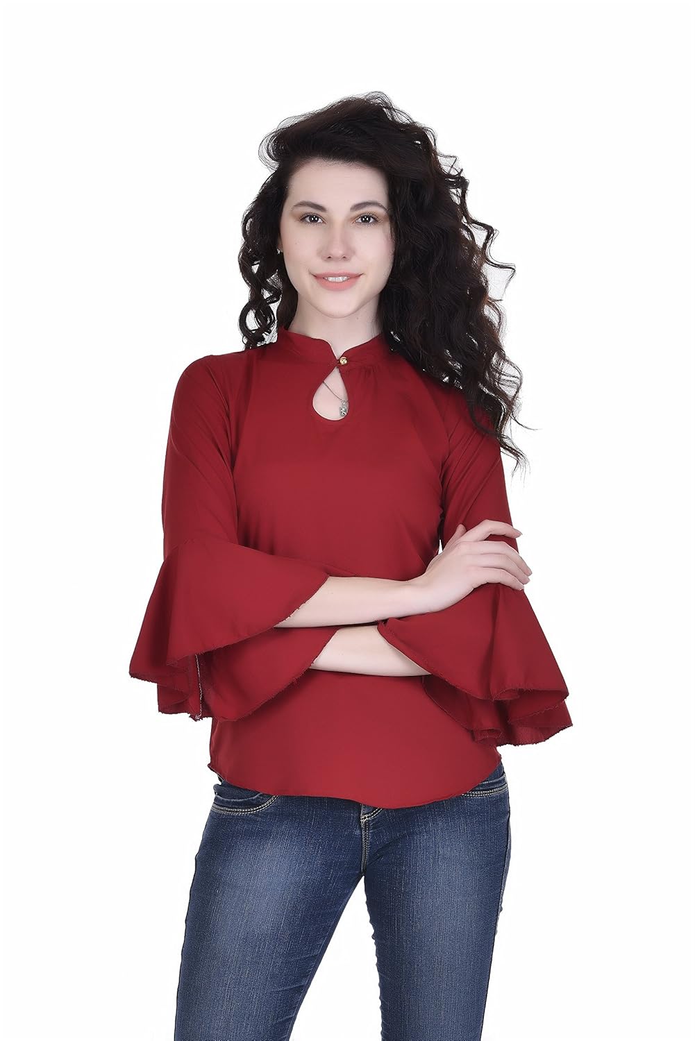 stop look slim fit women's top