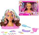 Barbie Styling Head with 20+ Hair Accessories Dark Brown Hair JFG82