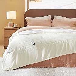 Bedsure Electric Blanket Full Size - Soft Flannel